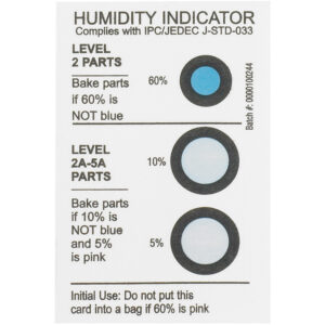 2 x 3" 5-10-60% Humidity Indicators