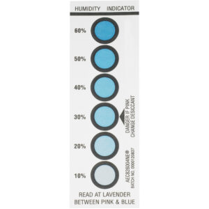 1 9/16 x 4 3/4" 10-20-30-40-50-60% Humidity Indicators
