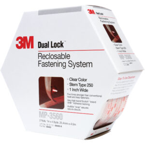 1" x 4.9 yds. Clear  3M™ MP3560 Dual Lock™ Mini Pack Fasteners