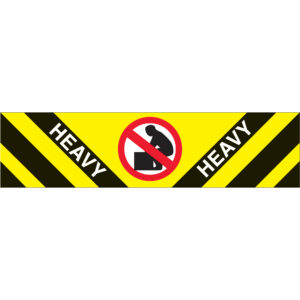2 x 8" - "Heavy" Labels