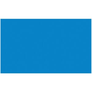 3 x 5" -  Blue Removable Rectangle Labels