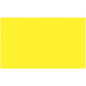 3 x 5" - Fluorescent Yellow Removable Rectangle Labels