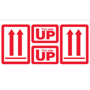 5 x 9" - "This Side Up" Arrow Labels