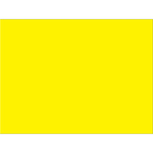 3 x 4" Fluorescent Yellow Inventory Rectangle Labels