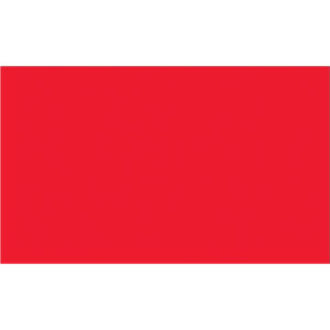 3 x 5" Fluorescent Red Inventory Rectangle Labels