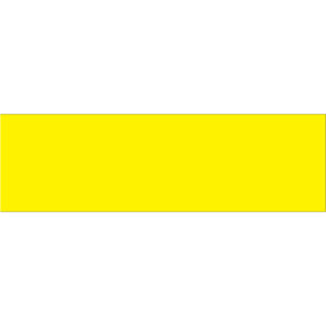 3 x 10" Fluorescent Yellow Inventory Rectangle Labels