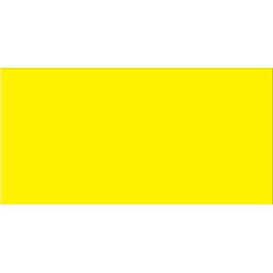 2 x 4" Fluorescent Yellow Inventory Rectangle Labels