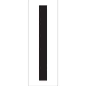 3 1/2" "I" Vinyl Warehouse Letter Labels