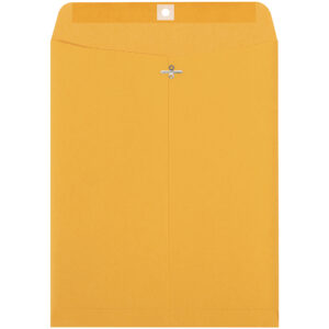 9 1/2 x 12 1/2" Kraft Clasp Envelopes