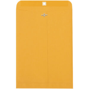 9 1/4 x 14 1/2" Kraft Clasp Envelopes