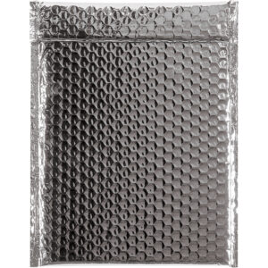 9 x 11 1/2" Silver Glamour Bubble Mailers