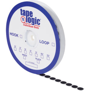 1/2" Black Loop Tape Logic® Individual Tape Dots