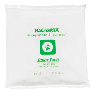 6 x 6 x 1" - 12 oz. Ice-Brix® Biodegradable Packs