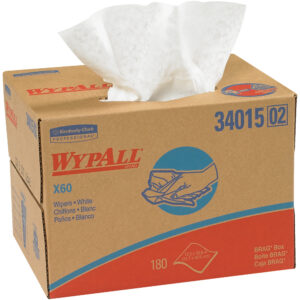 Kimberly Clark® WypALL® X60 12.5 x 16.8" Industrial Wipers Dispenser Box