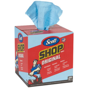 Scott® Blue Shop Towels Pop-Up® Box