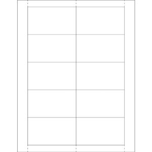 2 x 3 1/2" Vinyl Envelope Insert Cards