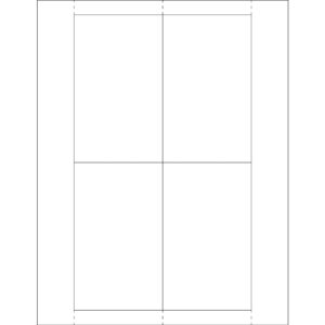 3 x 5" Vinyl Envelope Insert Cards