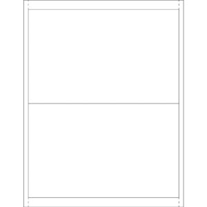 5 x 8" Vinyl Envelope Insert Cards