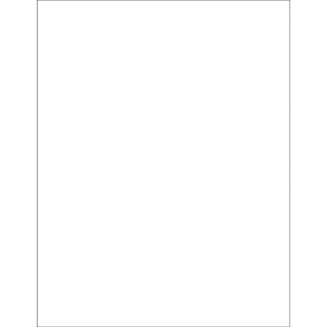 8 1/2 x 11" Weather-Resistant Laser Labels
