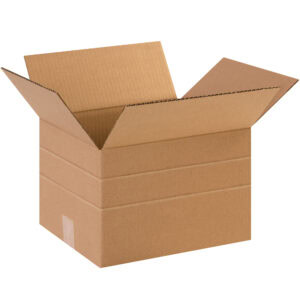 12 x 10 x 6" Multi-Depth Corrugated Boxes