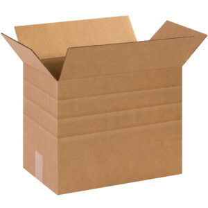 14 1/2 x 8 3/4 x 12" Multi-Depth Corrugated Boxes