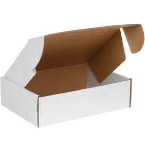 14 x 10 x 4" White Deluxe Literature Mailers