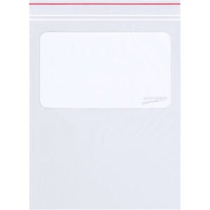 3 x 5" - 2 Mil Minigrip® White Block Reclosable Poly Bags