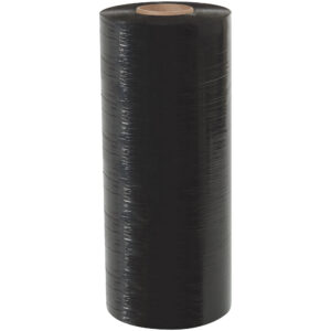 20" x  80 Gauge x 5000' Black Blown Machine Stretch Film