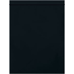 8 x 10" - 2 Mil Black Reclosable Poly Bags