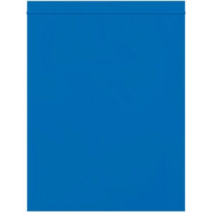 8 x 10" - 2 Mil Blue Reclosable Poly Bags