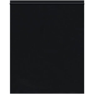 10 x 12" - 2 Mil Black Reclosable Poly Bags
