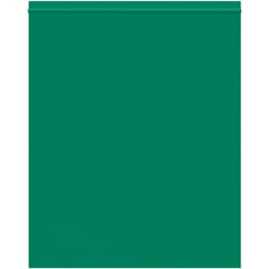 10 x 12" - 2 Mil Green Reclosable Poly Bags
