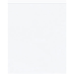 10 x 12" - 2 Mil White Reclosable Poly Bags