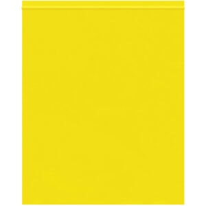 10 x 12" - 2 Mil Yellow Reclosable Poly Bags