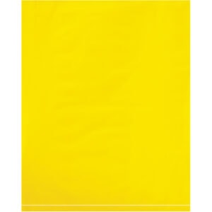 8 x 10" - 2 Mil Yellow Flat Poly Bags