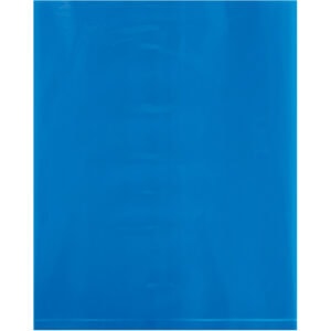 12 x 15" - 2 Mil Blue Flat Poly Bags