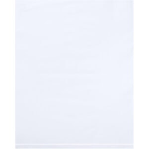 12 x 15" - 2 Mil White Flat Poly Bags