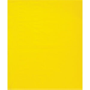 15 x 18" - 2 Mil Yellow Flat Poly Bags